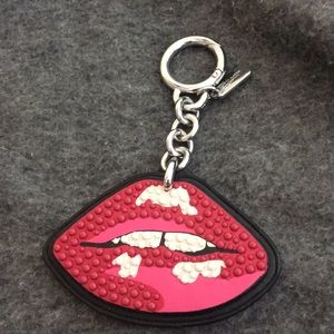 Coach Lips Keychain